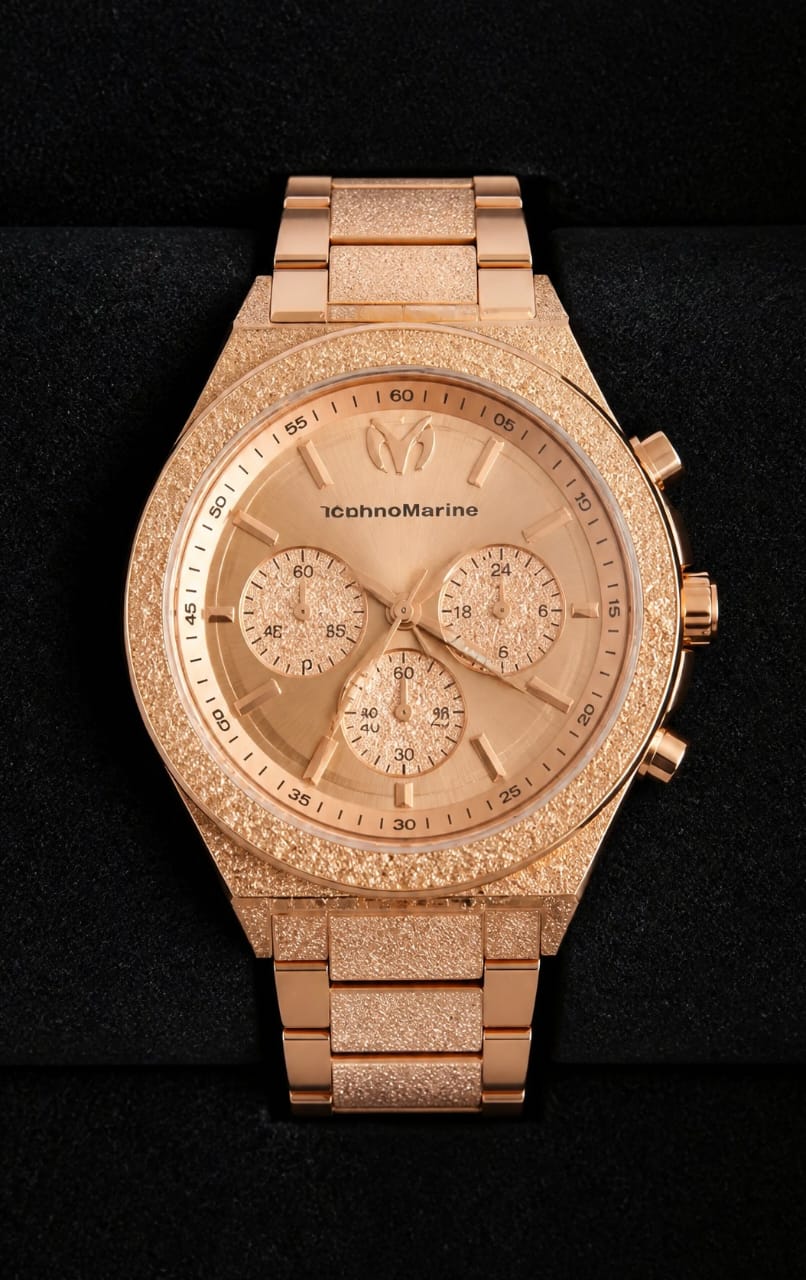 TechnoMarine Manta Ray Rose Gold Chronograph